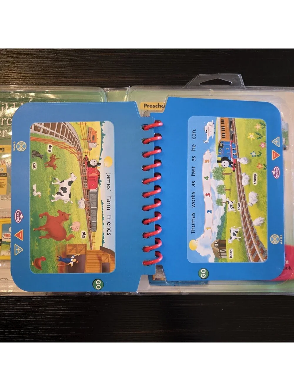 LeapFrog My First LeapPad Thomas School Trip And The Wiggles Book Cartridge Lot